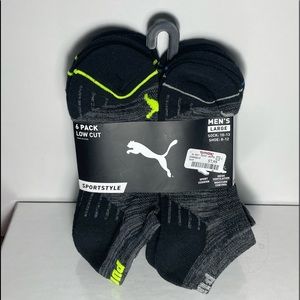 Puma men’s sports style socks size large